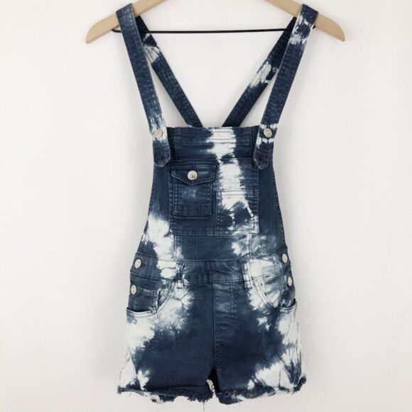 Almost Famous Tie Dye Shortalls, Size 5 - Picture 1 of 6